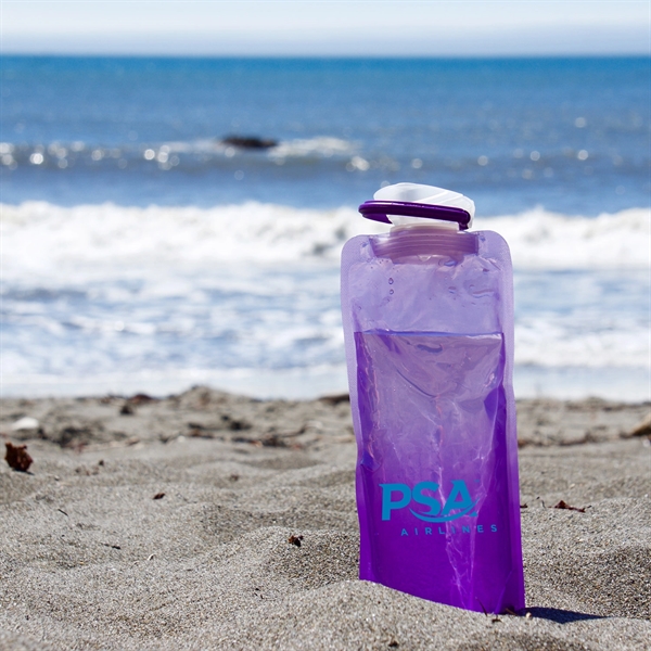 The .7 Liter Vapur Gradient Series is a foldable hydration bottle.... from ASI 46170 Compass Industries Inc