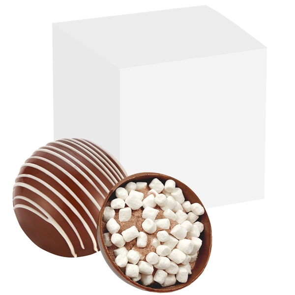 Mega milk chocolate bomb gift box. Milk chocolate shell filled w/... from ASI 71685 Midnite Snax®