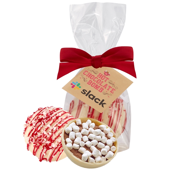 Mega white chocolate peppermint bomb mug stuffer.  Our bombs are... from ASI 71685 Midnite Snax®