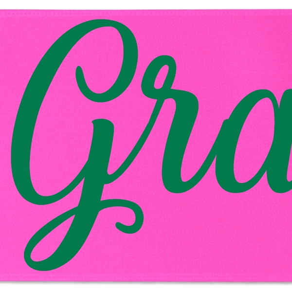 Badge Satin Ribbon.... from ASI 37940 Bag Makers Inc