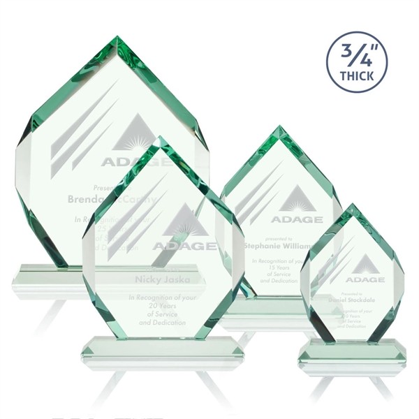 Jade diamond shape award on base.... from ASI 84592 St Regis Group / St Regis