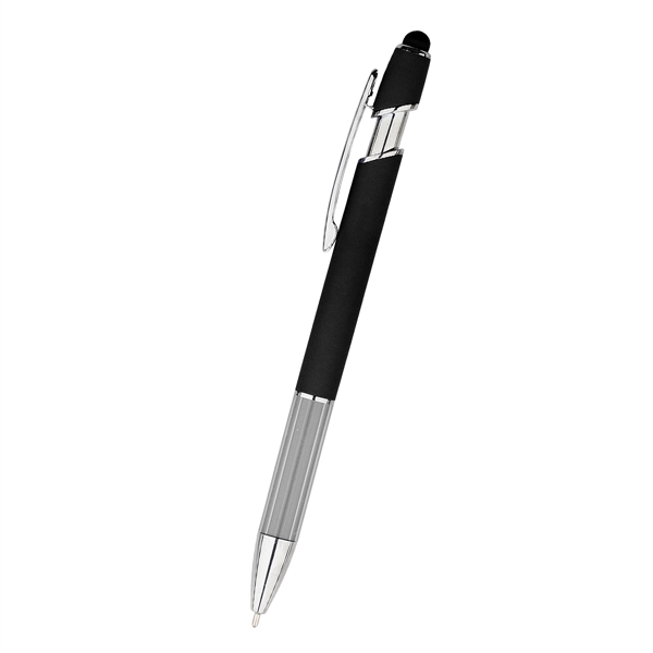Plunger-action Nolan stylus pen for writing down reminders, notes, and jotting... from ASI 61125 Hit Promotional Products / Hit®
