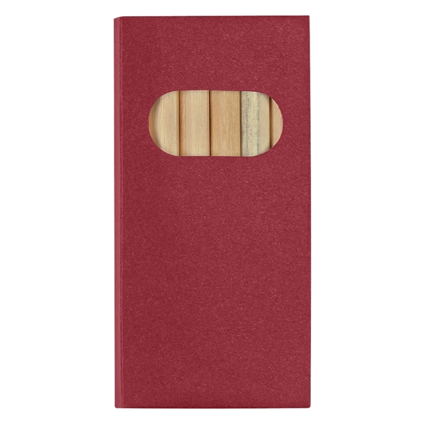 6-Piece colored pencil with black, blue, brown, green, red and yellow... from ASI 61125 Hit Promotional Products / Hit®