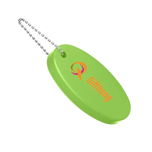 PU foam keychain with 1 color 1 location silkscreen imprint and... from ASI 37218 Athena Promo (tm)