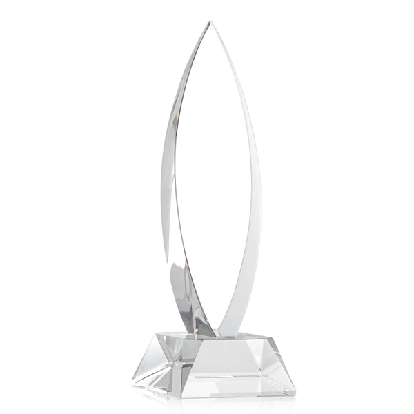 The Birchwood is a brilliant teardrop-shaped optical crystal award... from ASI 84592 St Regis Group / St Regis
