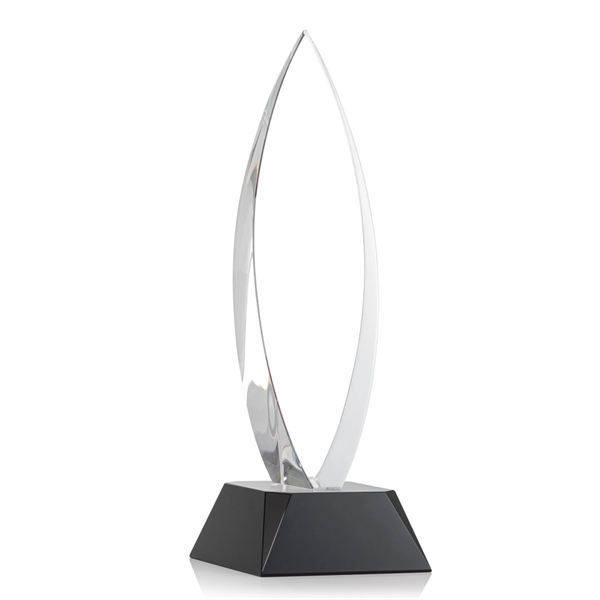 The Birchwood is a brilliant teardrop-shaped optical crystal award... from ASI 84592 St Regis Group / St Regis