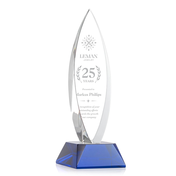 The Birchwood is a brilliant teardrop-shaped optical crystal award... from ASI 84592 St Regis Group / St Regis