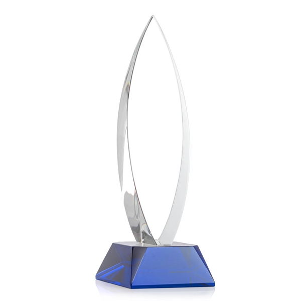The Birchwood is a brilliant teardrop-shaped optical crystal award... from ASI 84592 St Regis Group / St Regis
