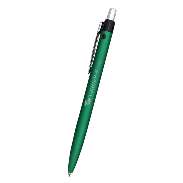 Plunger-action Leighton pen for writing down reminders, notes, and jotting down... from ASI 61125 Hit Promotional Products / Hit®