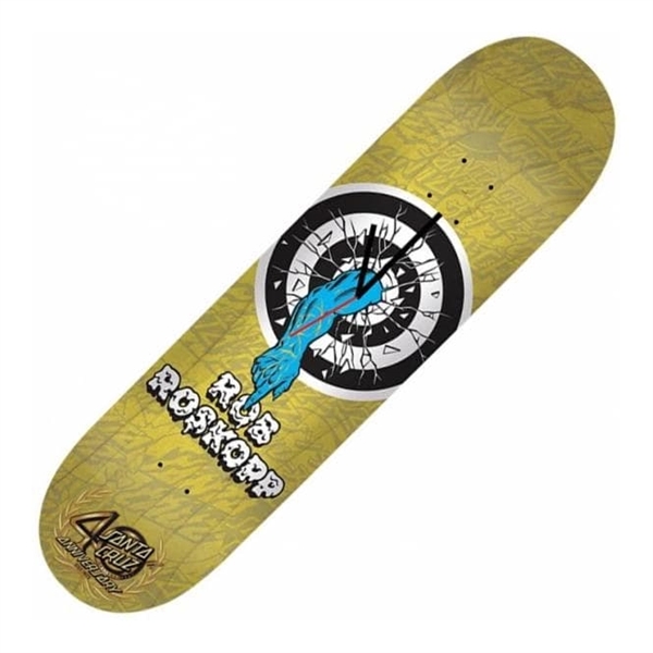 Full-color customizable skateboard deck Clock... from ASI 72657 Active Life Promo / Action Sports Promo