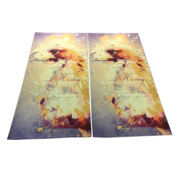 Poly-cotton beach towel with digital printing in full colors on the... from ASI 37218 Athena Promo (tm)