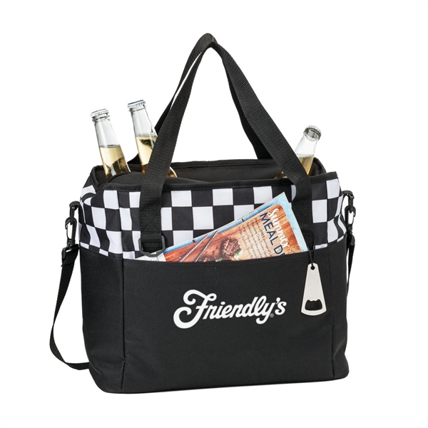 Kailua Cooler Bag w/Bottle Opener. 600D polyester fabric, a bottle opener,... from ASI 84592 St Regis Group