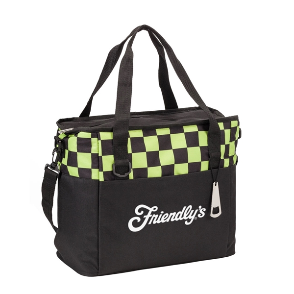 Kailua Cooler Bag w/Bottle Opener. 600D polyester fabric, a bottle opener,... from ASI 84592 St Regis Group