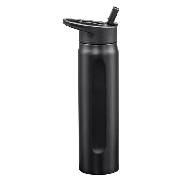 Peterhof Vacuum SS Water Bottle features a built-in straw, stainless steel... from ASI 84592 St Regis Group