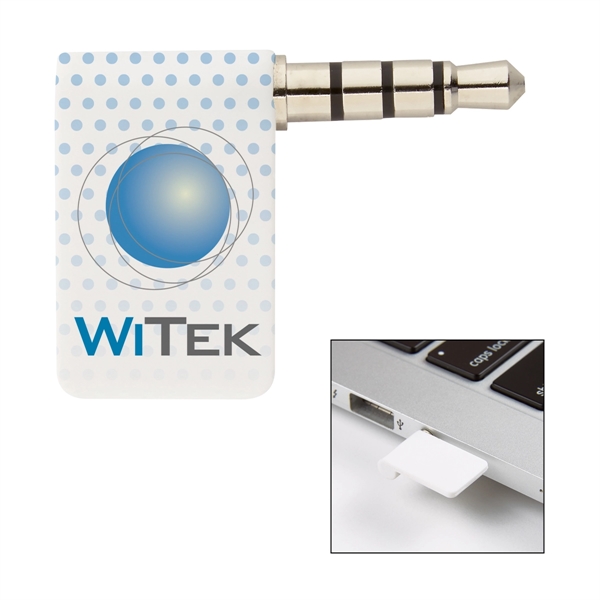 3/4" x 1" microphone blocker that keeps conversations private by plugging... from ASI 61125 Hit Promotional Products / Hit®