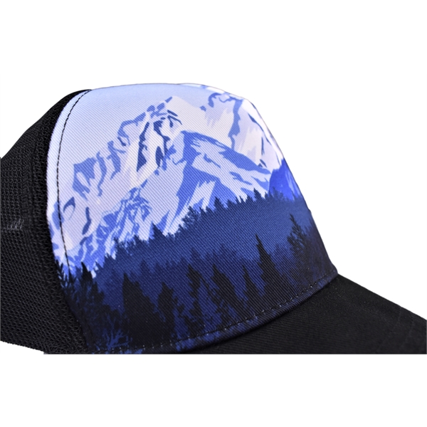 Low Profile Trucker hat with full color imprint and  Patch... from ASI 72657 Active Life Promo / Active Life