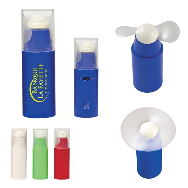 Mini fan with removable cap.... from ASI 61125 Hit Promotional Products / Hit®