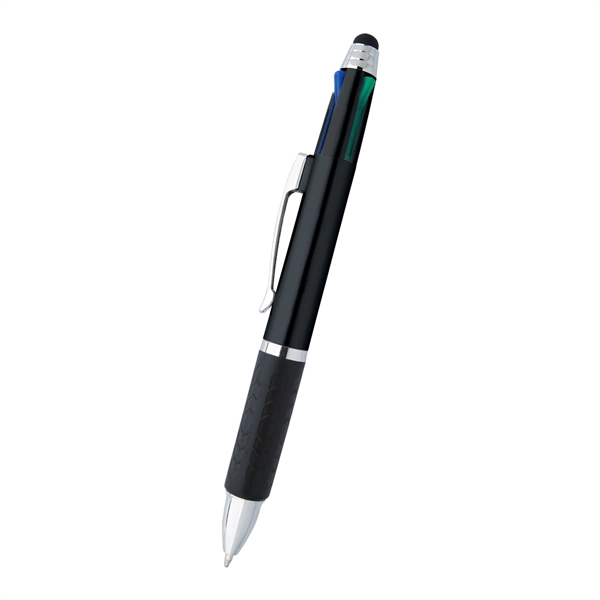 4 in 1 pen with stylus has 4 Ink colors and... from ASI 61125 Hit Promotional Products / Hit®