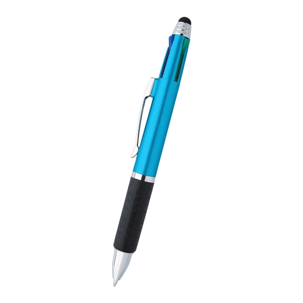4 in 1 pen with stylus has 4 Ink colors and... from ASI 61125 Hit Promotional Products / Hit®