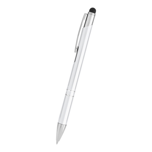 Plunger-action stylus pen made of aluminum and available in six colors.... from ASI 61125 Hit Promotional Products / Hit®