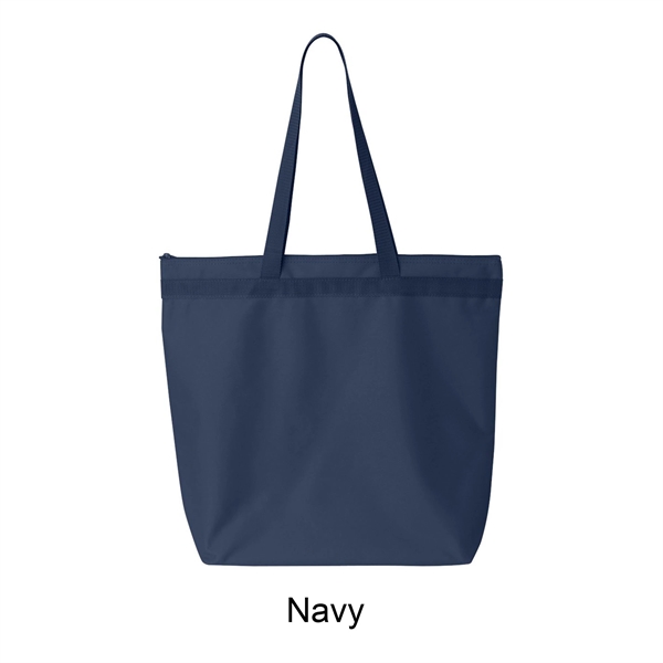 600 Denier Polyester tote bag with 28in. Handle. Made with 50%... from ASI 41511 Brainchild USA Inc / BrainChild Gift Club