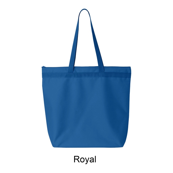 600 Denier Polyester tote bag with 28in. Handle. Made with 50%... from ASI 41511 Brainchild USA Inc / BrainChild Gift Club