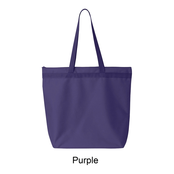 600 Denier Polyester tote bag with 28in. Handle. Made with 50%... from ASI 41511 Brainchild USA Inc / BrainChild Gift Club
