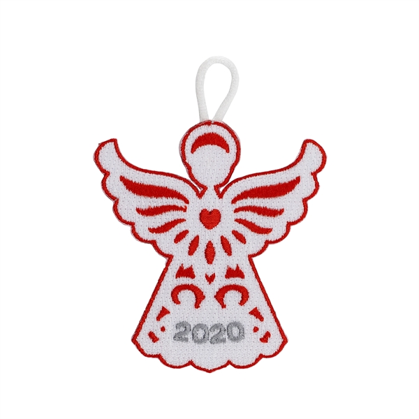 3" custom embroidered hanging holiday decorations in assorted colors and styles.... from ASI 52263 EMT / EMT EASY