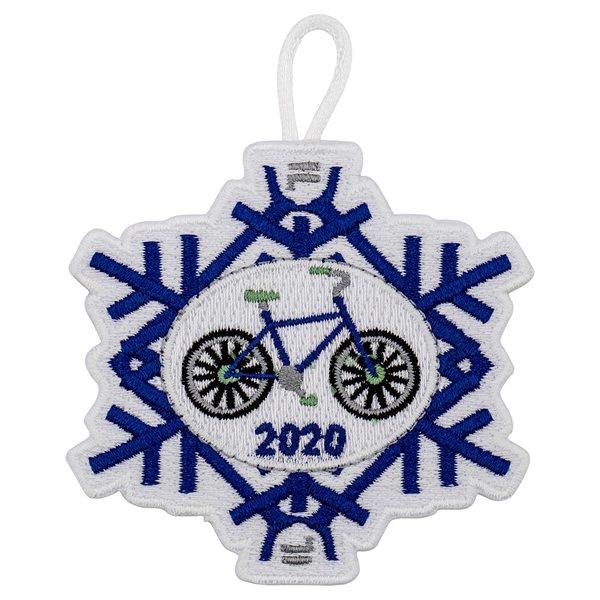 3" custom embroidered hanging holiday decorations in assorted colors and styles.... from ASI 52263 EMT / EMT EASY