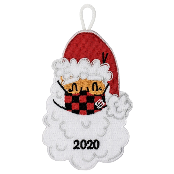 3" custom embroidered hanging holiday decorations in assorted colors and styles.... from ASI 52263 EMT / EMT EASY