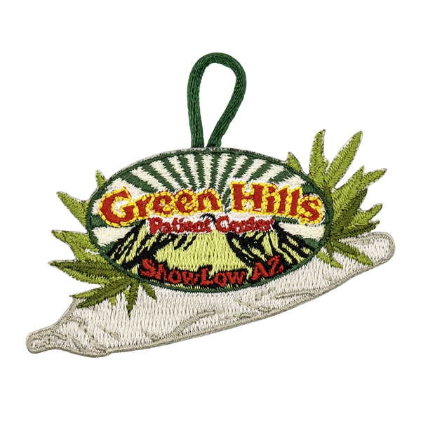 3" custom embroidered hanging holiday decorations in assorted colors and styles.... from ASI 52263 EMT / EMT EASY
