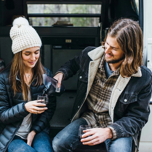 The Vapur® Vintage flexible wine carrier is the most portable way... from ASI 46170 Compass Industries Inc