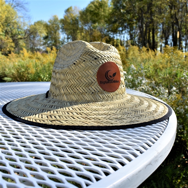 MOQ 10pcs Domestic Straw Hat With Custom Patch... from ASI 72657 Active Life Promo / Apres Ski Active Life Promo