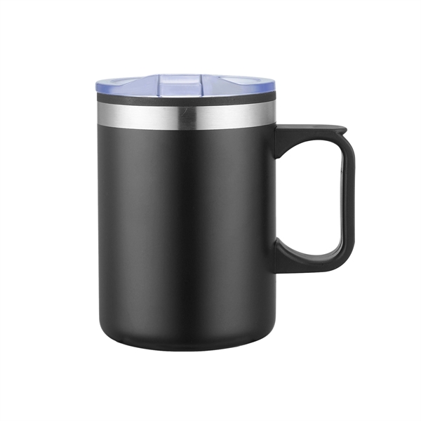 14oz. Double wall camping mug w/handle... from ASI 41511 Brainchild USA Inc / BrainChild Gift Club