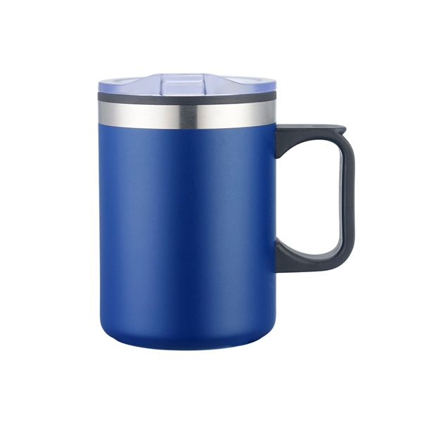 14oz. Double wall camping mug w/handle... from ASI 41511 Brainchild USA Inc / BrainChild Gift Club