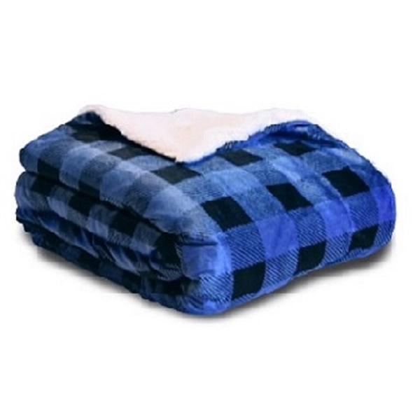 Blanket with faux micro mink on one side and faux lambswool... from ASI 99030 Zipline / Zipline®
