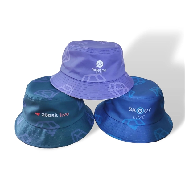 Bucket hat comes with 4 sizes with full color imprint all... from ASI 72657 Active Life Promo / Active Life