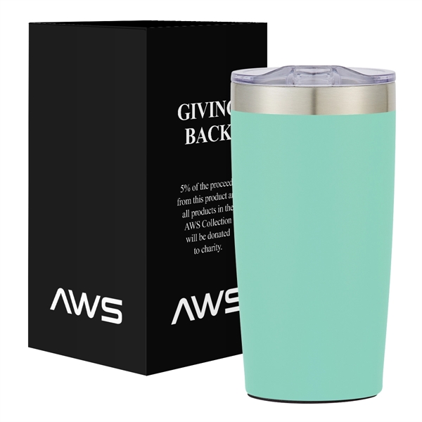 20 oz. AWS two-tone Himalayan tumbler for taking a drink wherever... from ASI 61125 Hit Promotional Products / Hit®