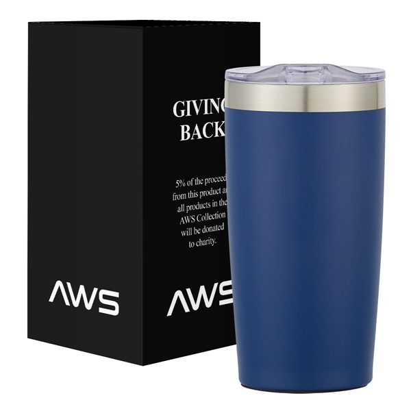 20 oz. AWS two-tone Himalayan tumbler for taking a drink wherever... from ASI 61125 Hit Promotional Products / Hit®