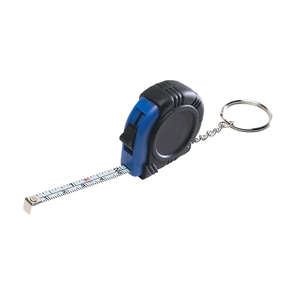 Rubber tape measure key tag, 39" retractable steel tape.... from ASI 61125 Hit Promotional Products / Hit®