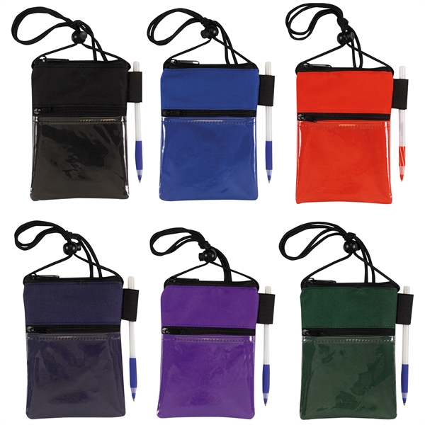 This dual zippered badge holder is designed to hold badges sized... from ASI 34800 Alstar Creations