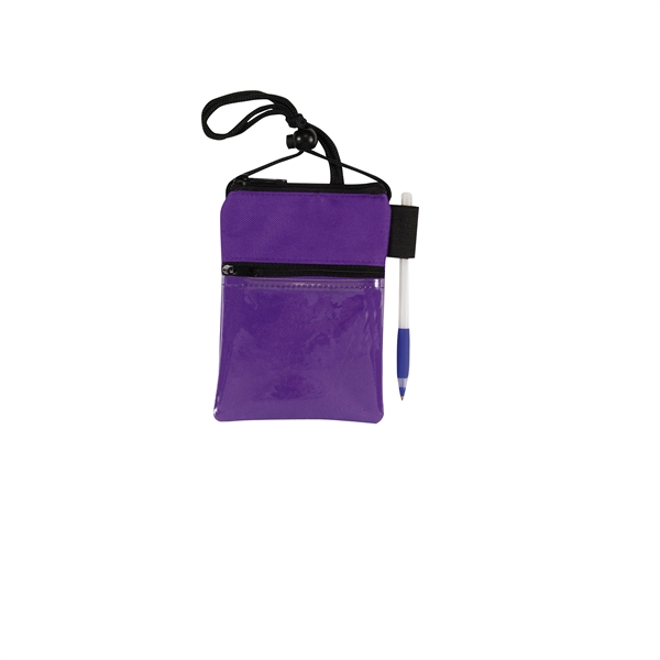 This dual zippered badge holder is designed to hold badges sized... from ASI 34800 Alstar Creations