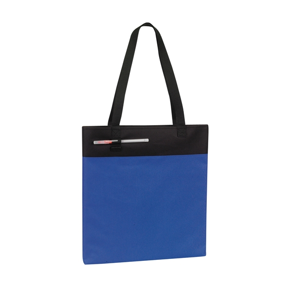 Two tone tote bag with long shoulder straps made from 600... from ASI 34800 Alstar Creations