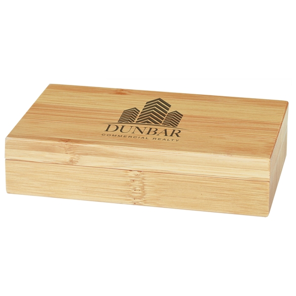 Bamboo constructed wine tool set which includes bottle opener, drip ring... from ASI 99030 Zipline