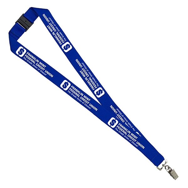 18" x 1" lanyard with breakaway release and silkscreen imprinting.... from ASI 62660 Innovation Line