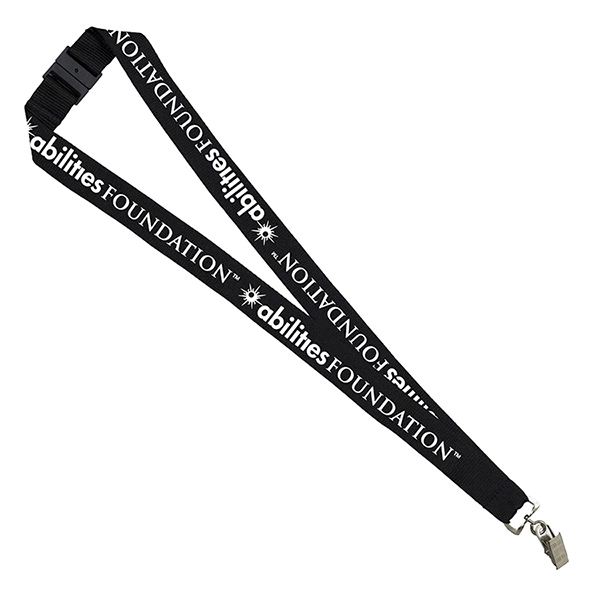18" x 1" lanyard with breakaway release and silkscreen imprinting.... from ASI 62660 Innovation Line