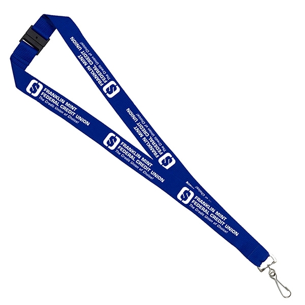 18" x 1" lanyard with breakaway release and silkscreen imprinting.... from ASI 62660 Innovation Line