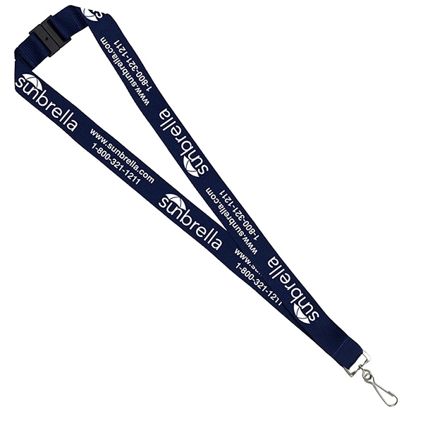 18" x 1" lanyard with breakaway release and silkscreen imprinting.... from ASI 62660 Innovation Line