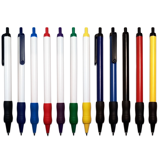 Retractable stick pen with comfortable grip... from ASI 58805 HPC Global