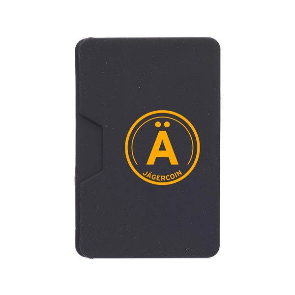 2.25" x 3.5" silicone cellphone wallet with adhesive strip.... from ASI 62088 IDProductsource